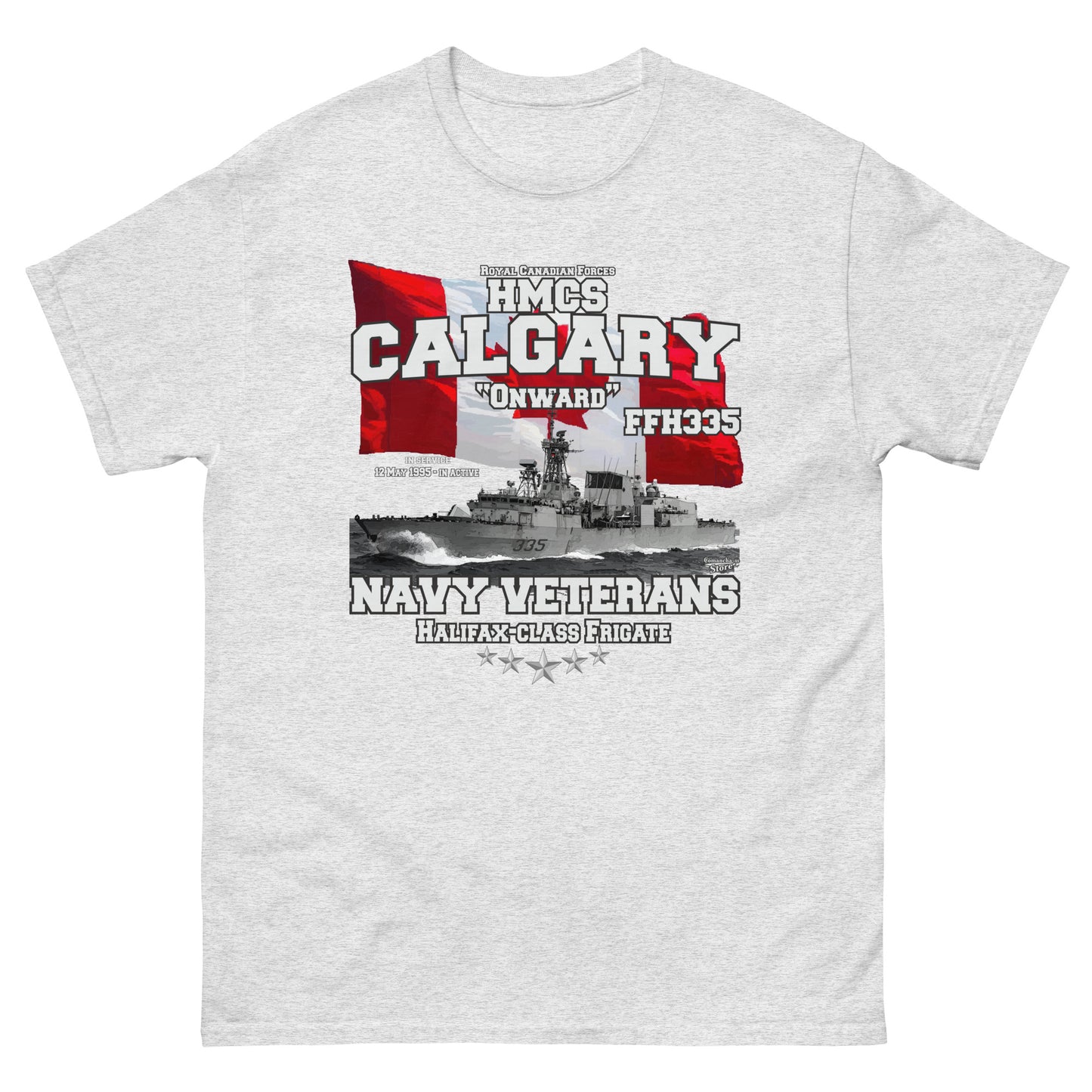 HMCS Calgary FFH335 frigate T-shirt