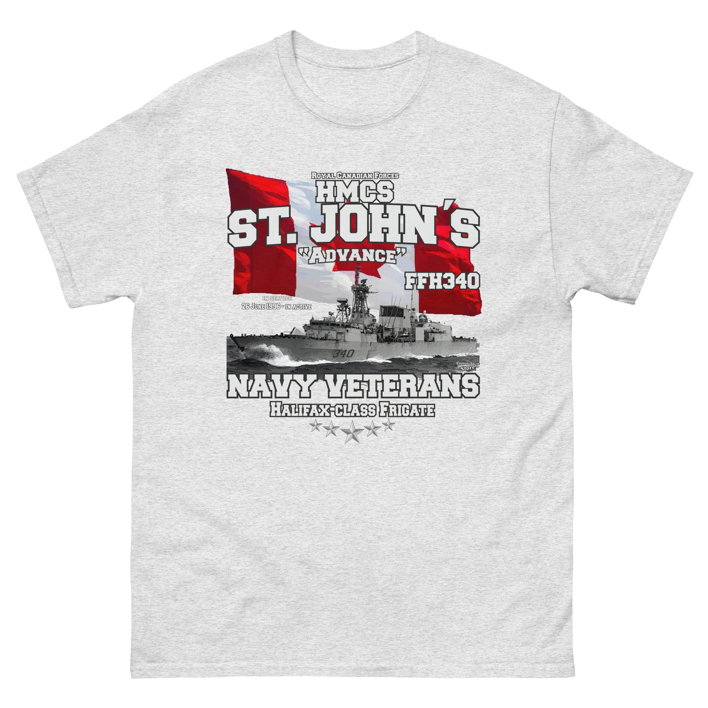 HMCS St. Johns FFH340 frigate T-shirt