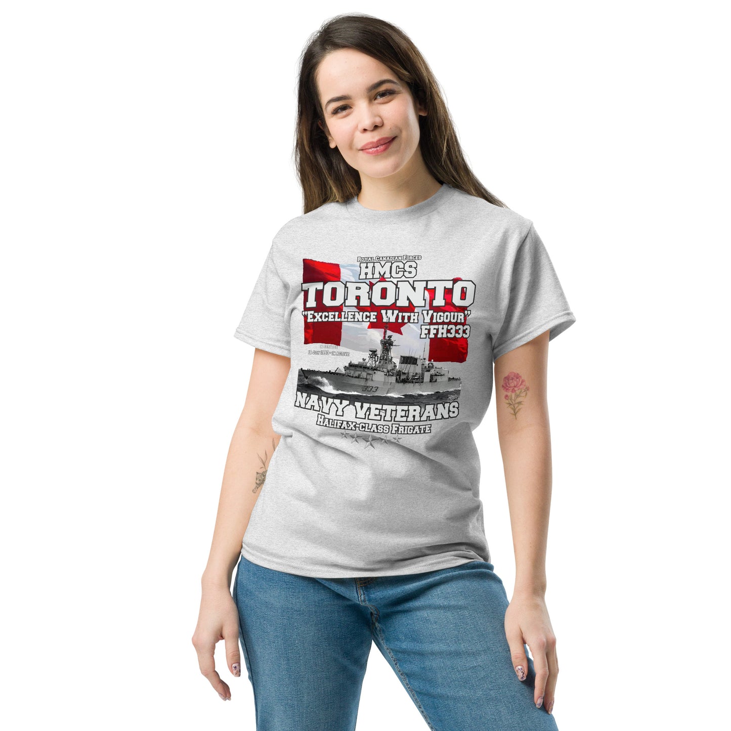 HMCS Toronto FFH333 frigate T-shirt