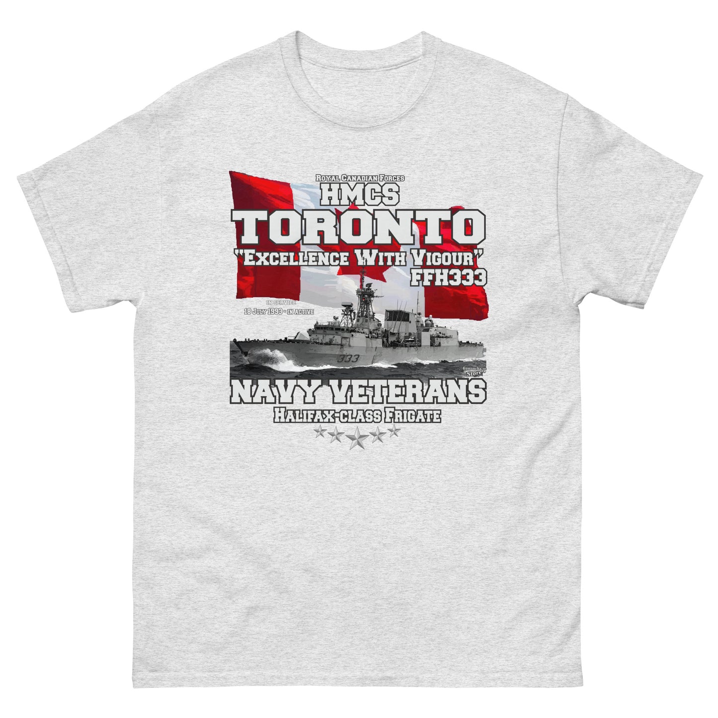 HMCS Toronto FFH333 frigate T-shirt