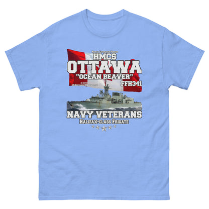 HMCS Ottawa FFH-341 Halifax-class frigate T-shirt