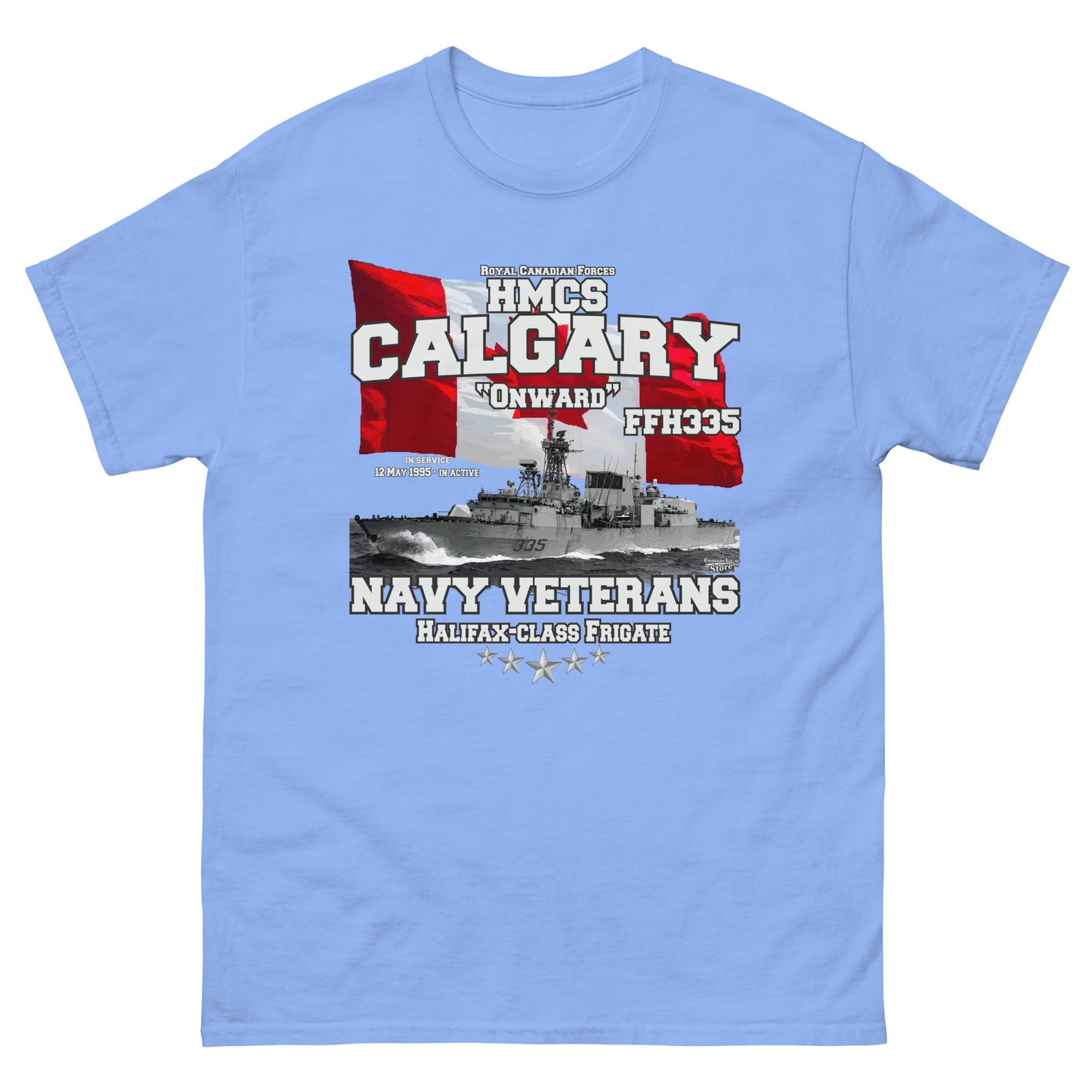 HMCS Calgary FFH335 frigate T-shirt