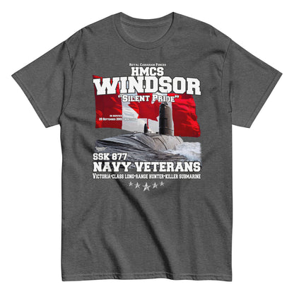 HMCS Windsor SSK-877 Submarine Veterans T-shirt