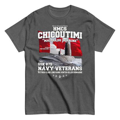 HMCS Chicoutimi SSK 879 Veterans T-shirt