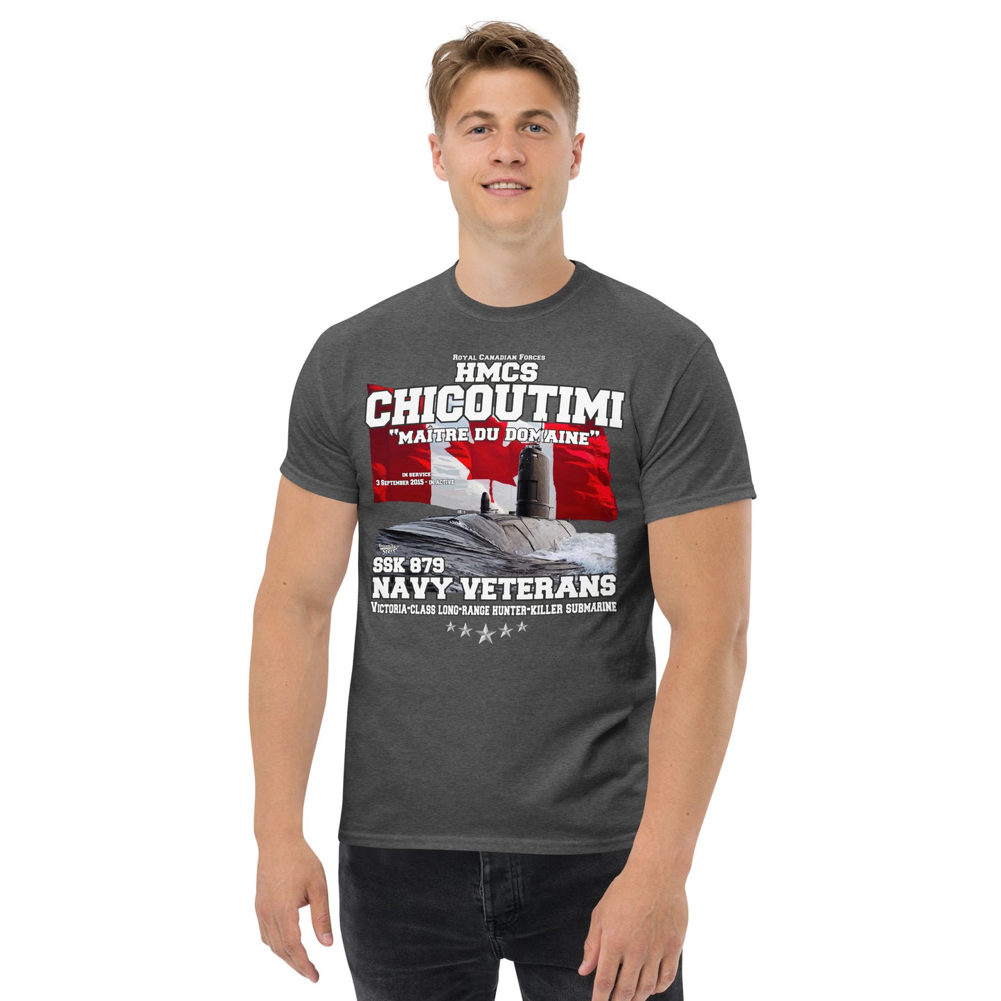 HMCS Chicoutimi SSK 879 Veterans T-shirt