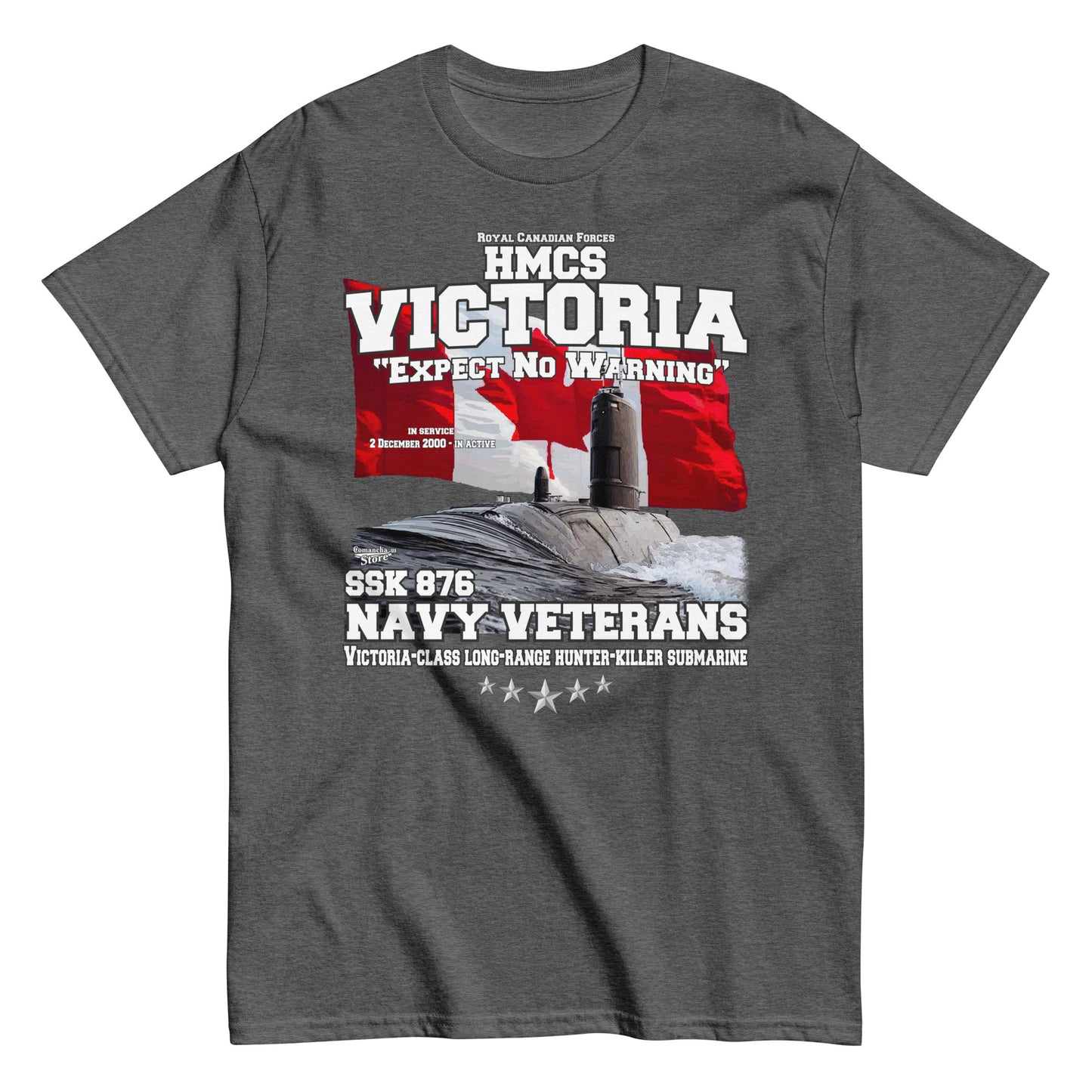 HMCS Victoria SSK 876 Veterans T-shirt