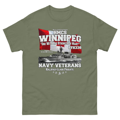 HMCS Winnipeg FFH338 frigate T-shirt