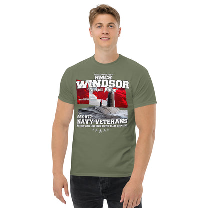 HMCS Windsor SSK-877 Submarine Veterans T-shirt