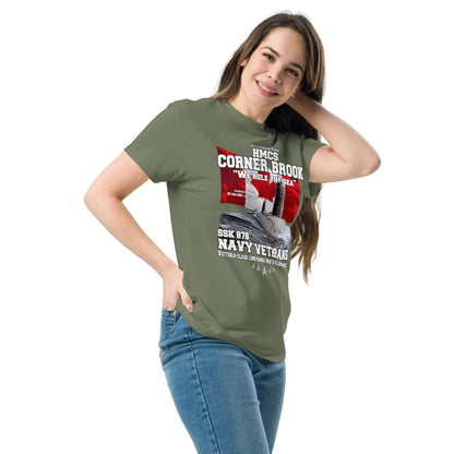 HMCS Corner Brook SSK 878 Veterans T-shirt