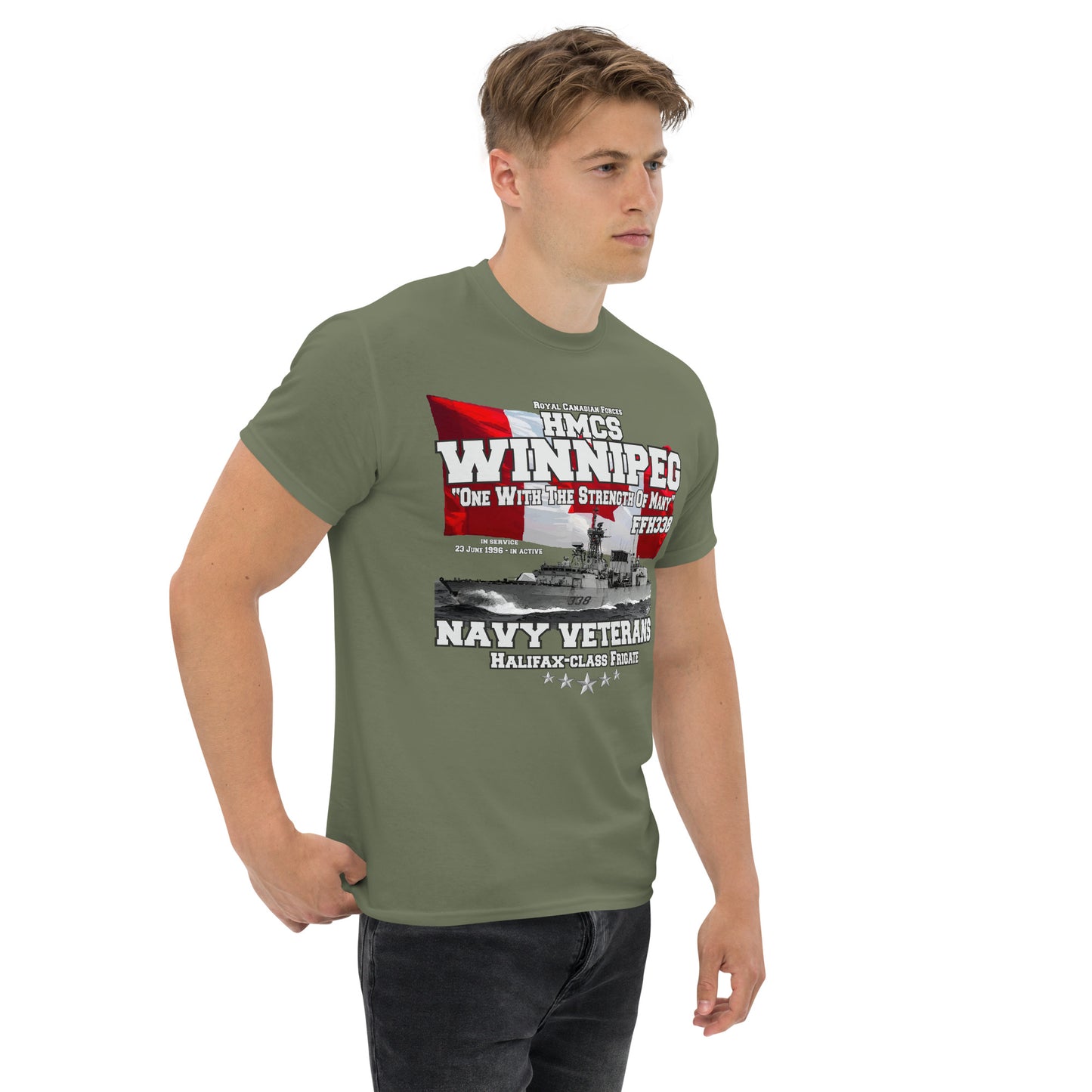 HMCS Winnipeg FFH338 frigate T-shirt