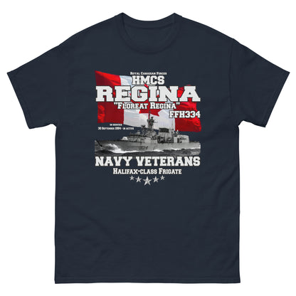 HMCS Regina FFH334 frigate T-shirt, Comancha Store,