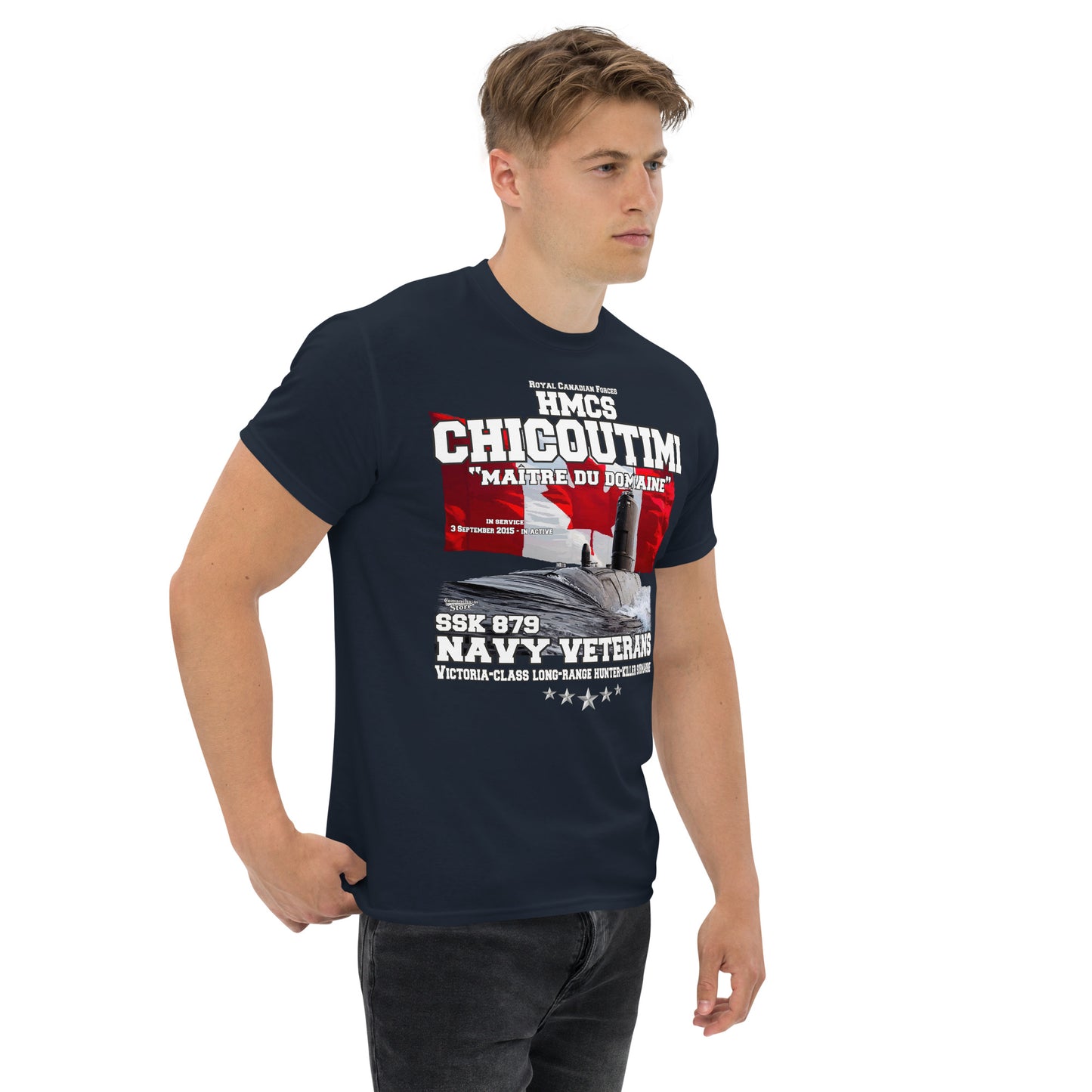 HMCS Chicoutimi SSK 879 Veterans T-shirt