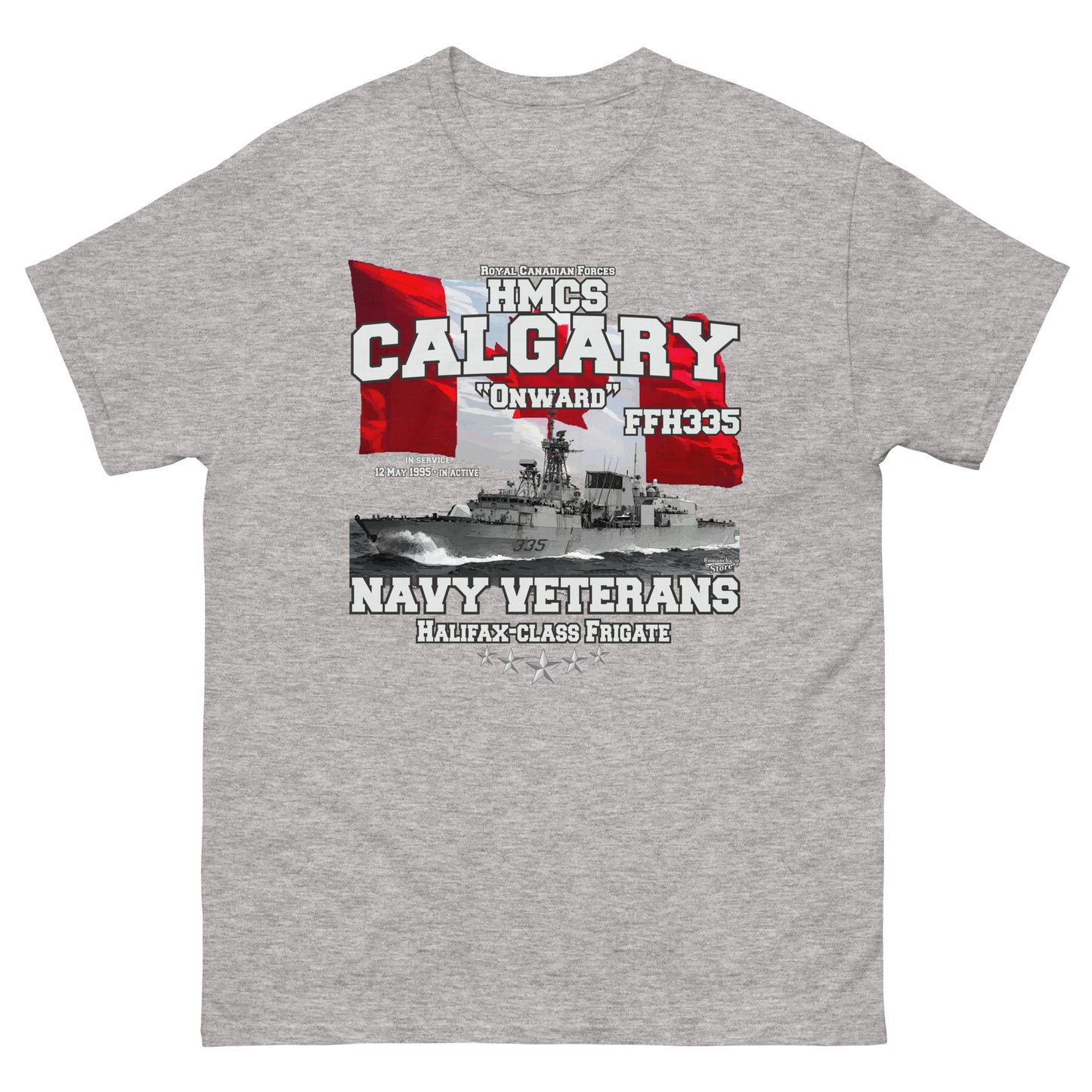 HMCS Calgary FFH335 frigate T-shirt