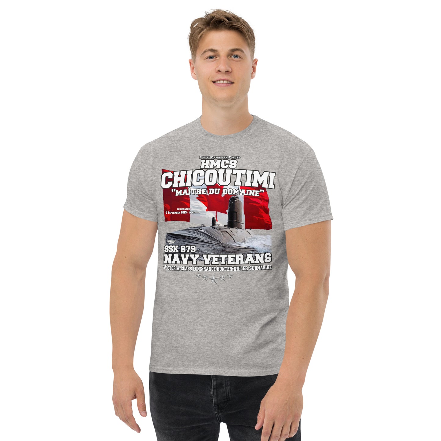 HMCS Chicoutimi SSK 879 Veterans T-shirt