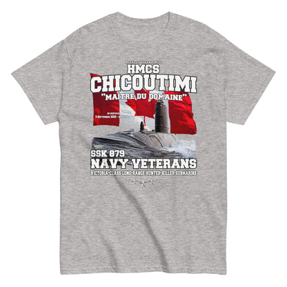 HMCS Chicoutimi SSK 879 Veterans T-shirt