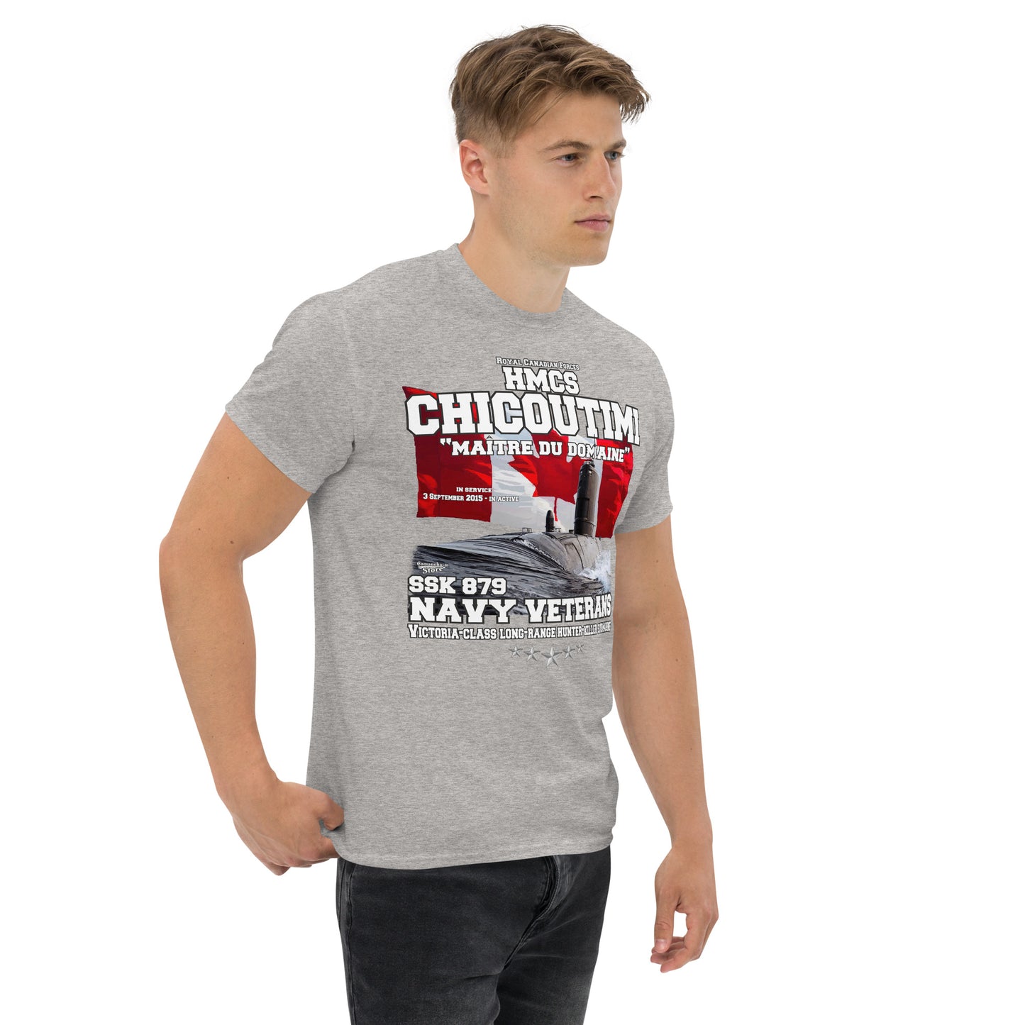 HMCS Chicoutimi SSK 879 Veterans T-shirt