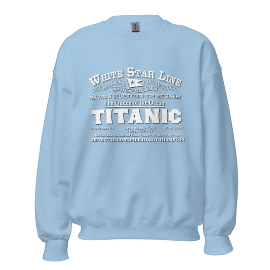 WHITE STAR T-Titanic Unisex Sweatshirt