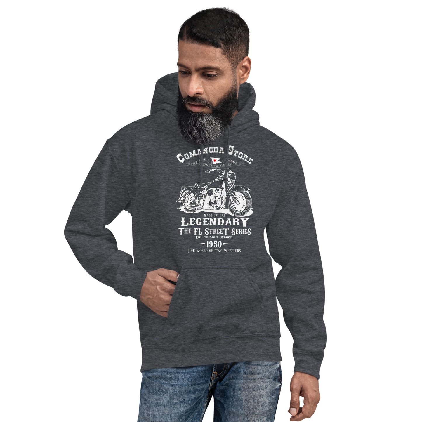 Legendary FL Street Motorcycle Hoodie,FL Street Motorcycle,FL Panhead Street Motorcycle, Harley motorcycle t-shirt,comancha,