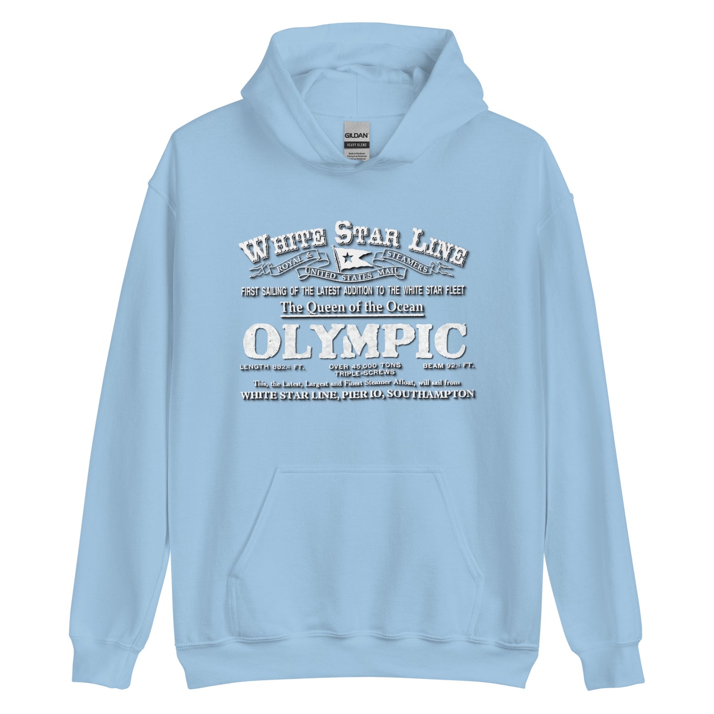 WHITE STAR LINE - Olympic transatlantic Hoodie