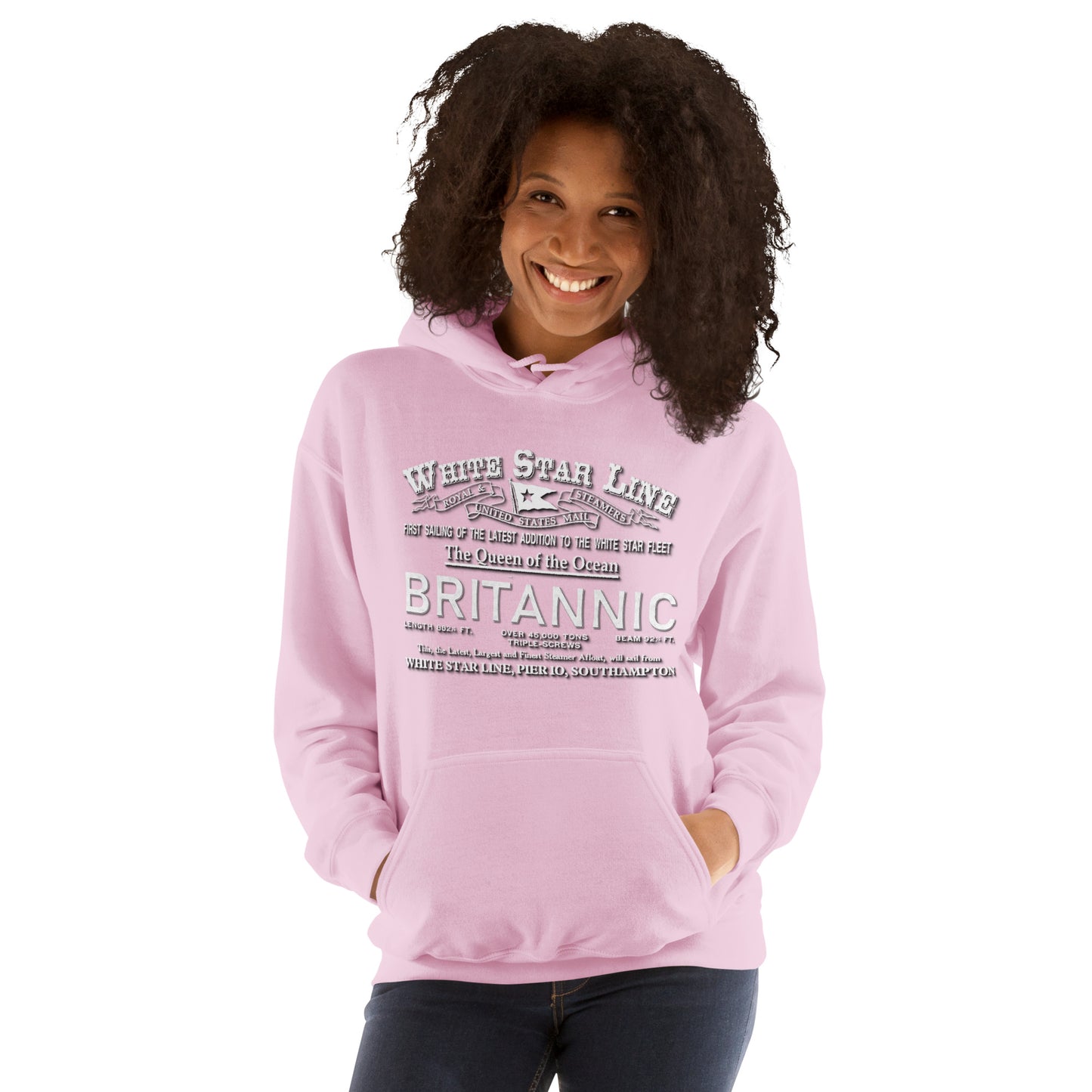 BRITANNIC sweatshirt, Comancha Graphics,BRITANNIC hoodie, White Star Line Unisex Hoodie,