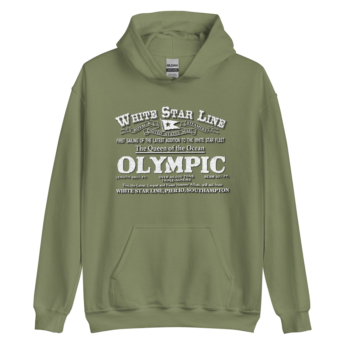 WHITE STAR LINE - Olympic transatlantic Hoodie