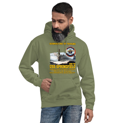 USS Springfield hoodie,USS Springfield sweatshirt,USS Springfield SSN-761 Submarine Hoodie,