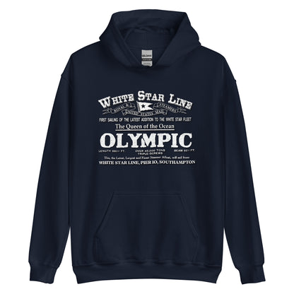 WHITE STAR LINE - Olympic transatlantic Hoodie