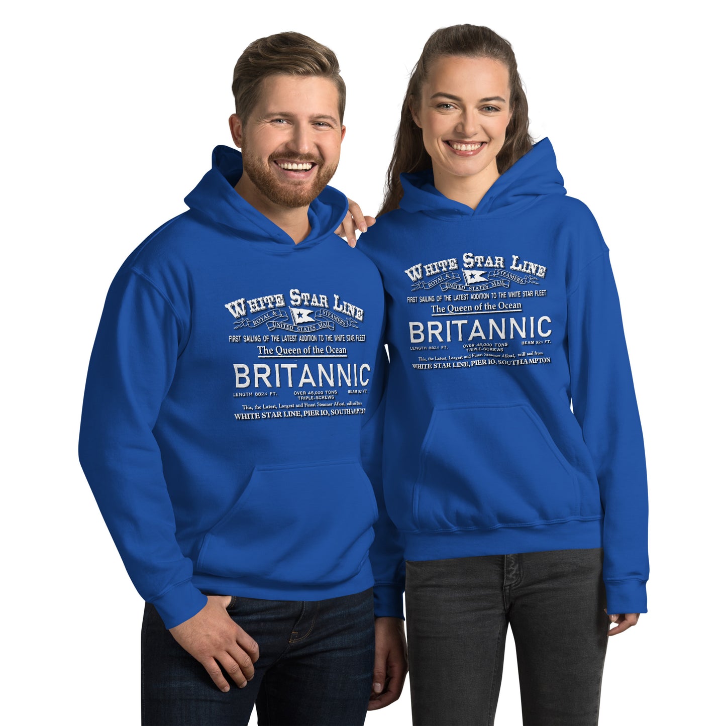 BRITANNIC sweatshirt, Comancha Graphics,BRITANNIC hoodie, White Star Line Unisex Hoodie,