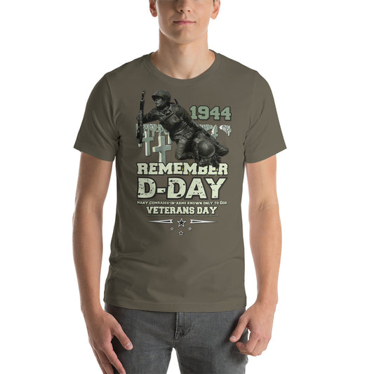 REMEMBER D-Day Normandy 1944 t-shirt, Comancha Graphics,