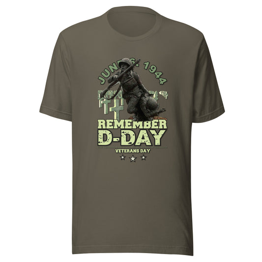 REMEMBER D-DAY 1944 Normandy T-shirt, Comancha D-Day T-shirts,D-DAY T-Shirts,