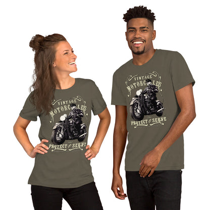 Vintage Police Motorcycle 1942 t-shirt