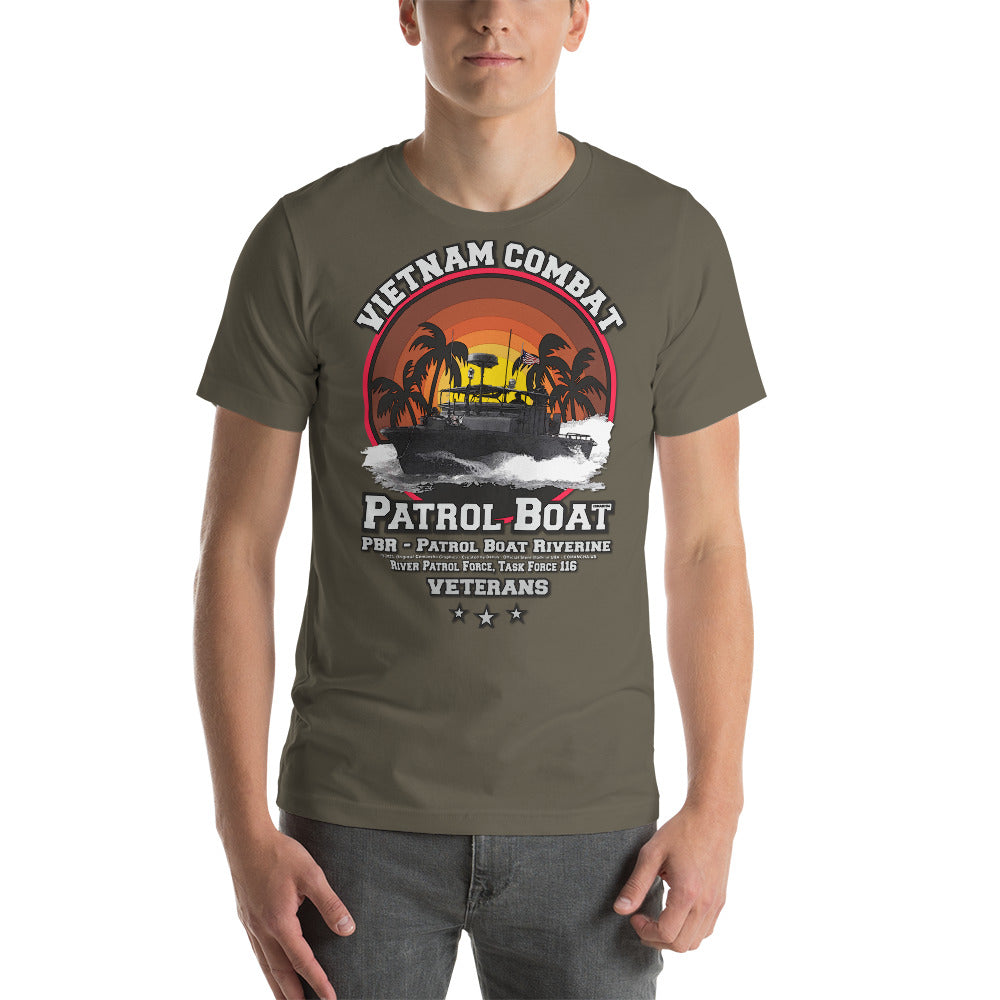 PATROL BOAT tee, Patrol boat Vietnam Combat T-shirt, PIBBER BOAT VETERANS T-shirt,Vietnam veterans tee,Vietnam combat t-shirt,