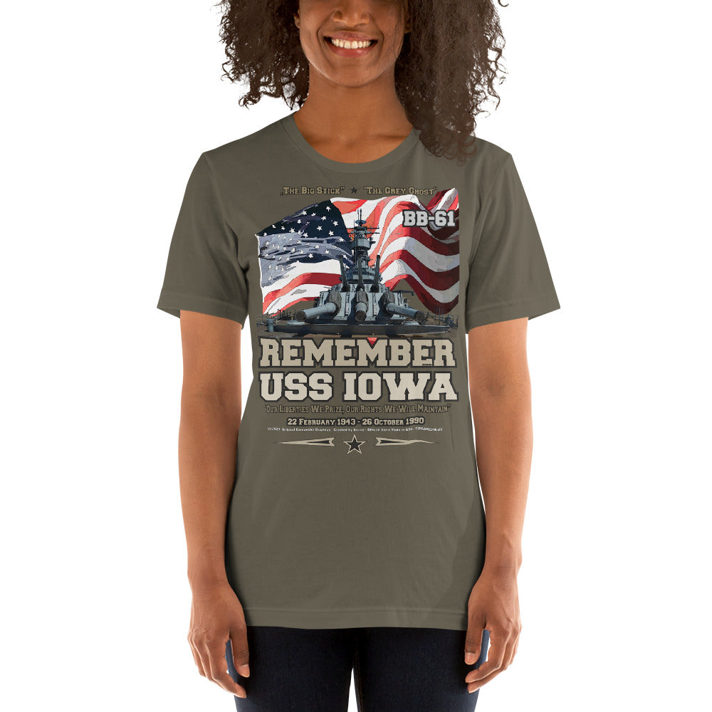 USS IOWA t-shirt, USS IOWA battleship tee,USS IOWA BB-61 Battleship Navy Veterans T-shirt, US Navy Battleship tee,Comancha Online Store,