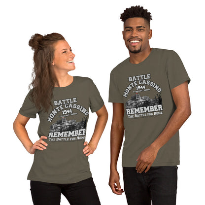 Battle of Monte Cassino T-shirt, Monte Cassino Tee,comancha Graphics tee,