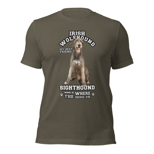 IRISH WOLFHOUND Dog t-shirt, Dog Owner t-shirt,Dog Breads t-shirt,comancha,