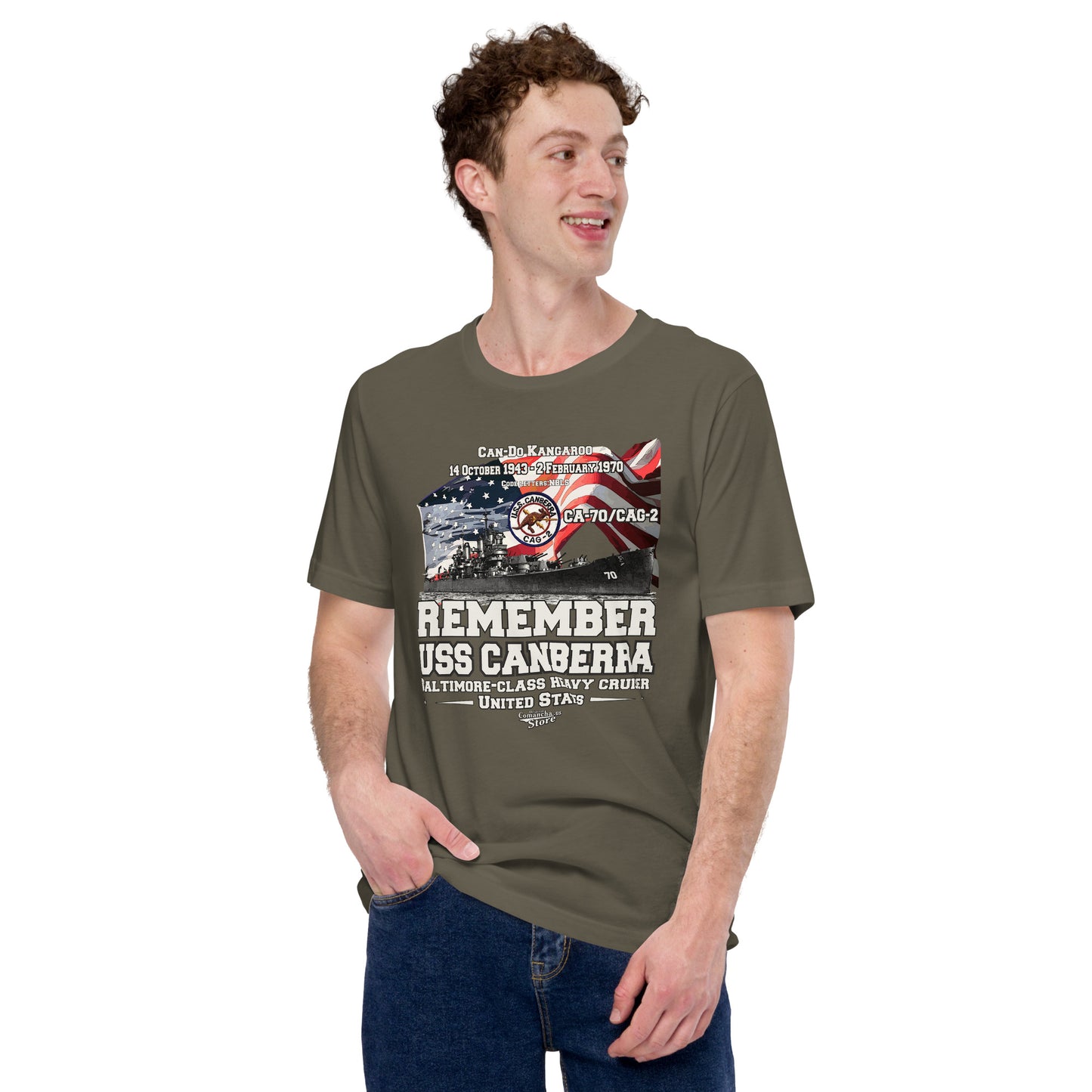 USS CANBERRA CA-70 T-shirt