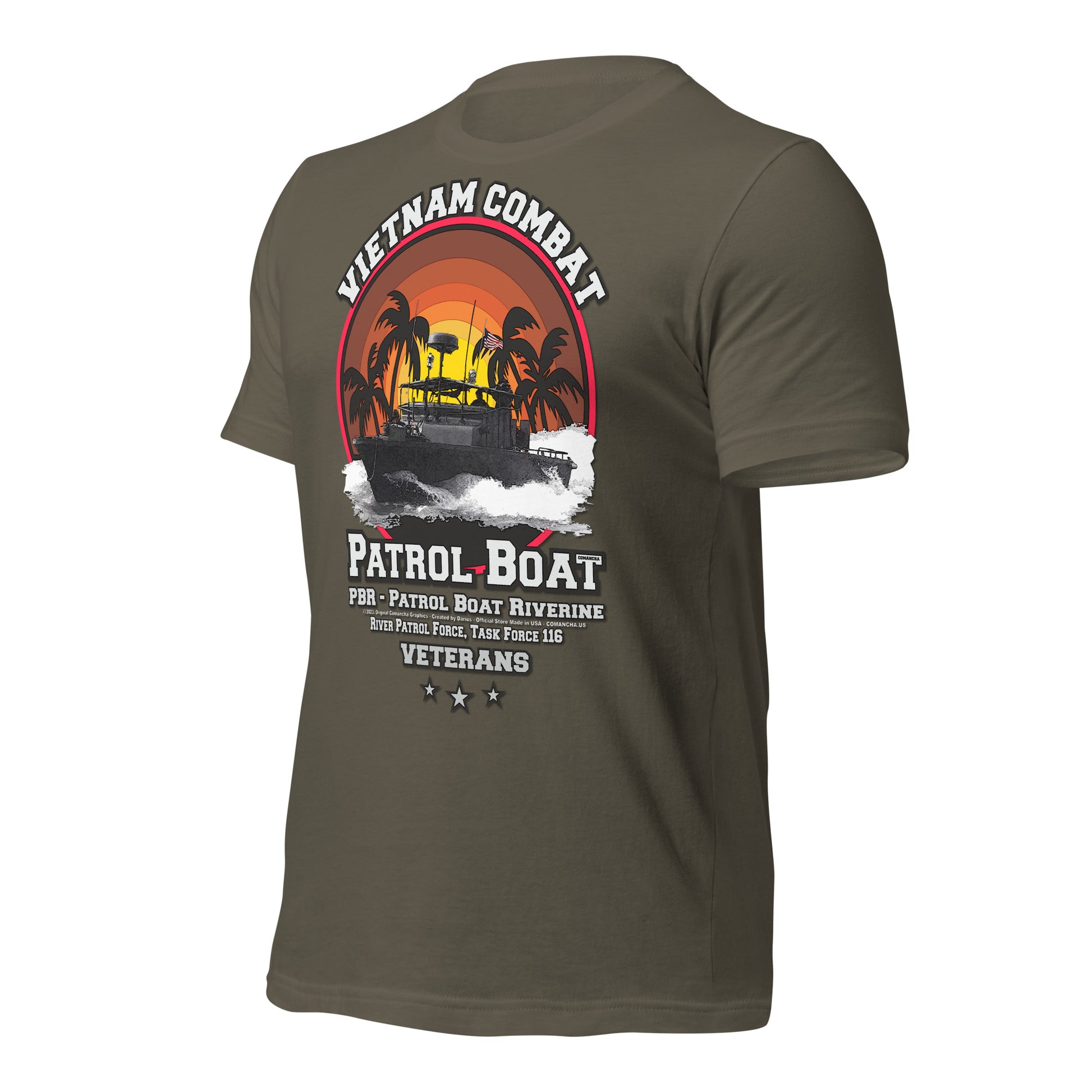 PATROL BOAT tee, Patrol boat Vietnam Combat T-shirt, PIBBER BOAT VETERANS T-shirt,Vietnam veterans tee,Vietnam combat t-shirt,