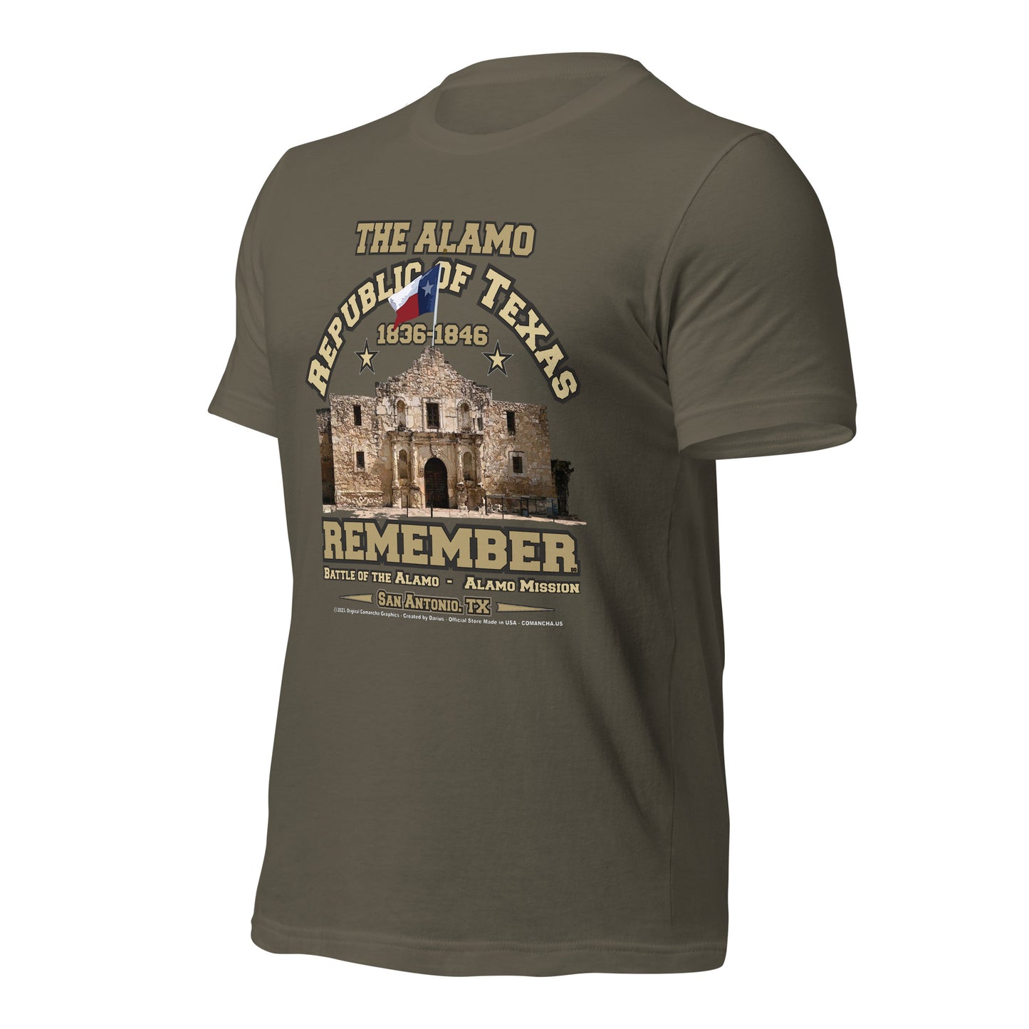 THE ALAMO Republic of Texas t-shirt,