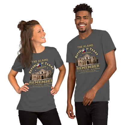 THE ALAMO Republic of Texas t-shirt, THE ALAMO T-shirt, Alamo tee, Remember Alamo tee, Republic Texas T-shirt,