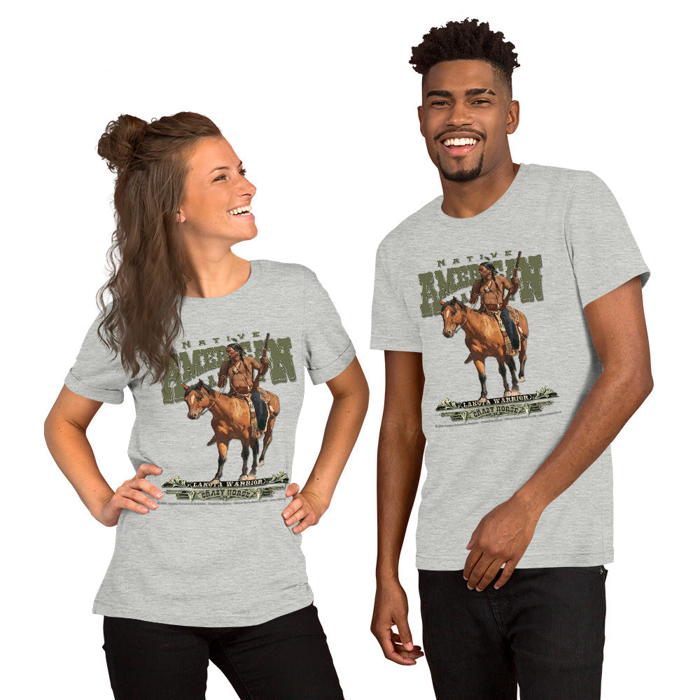 CRAZY HORSE Lakota warrior T-shirt