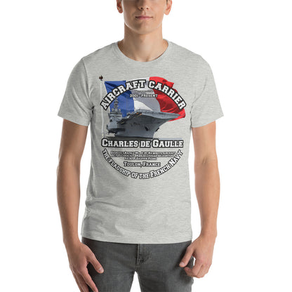 CHARLES DE GAULLE Aircraft carrier t-shirt