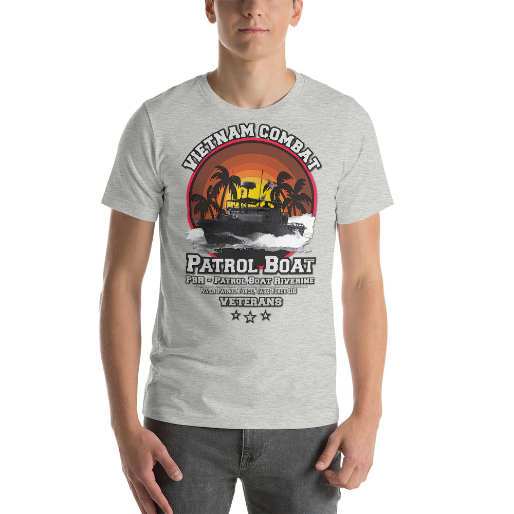 PATROL BOAT tee, Patrol boat Vietnam Combat T-shirt, PIBBER BOAT VETERANS T-shirt,Vietnam veterans tee,Vietnam combat t-shirt,