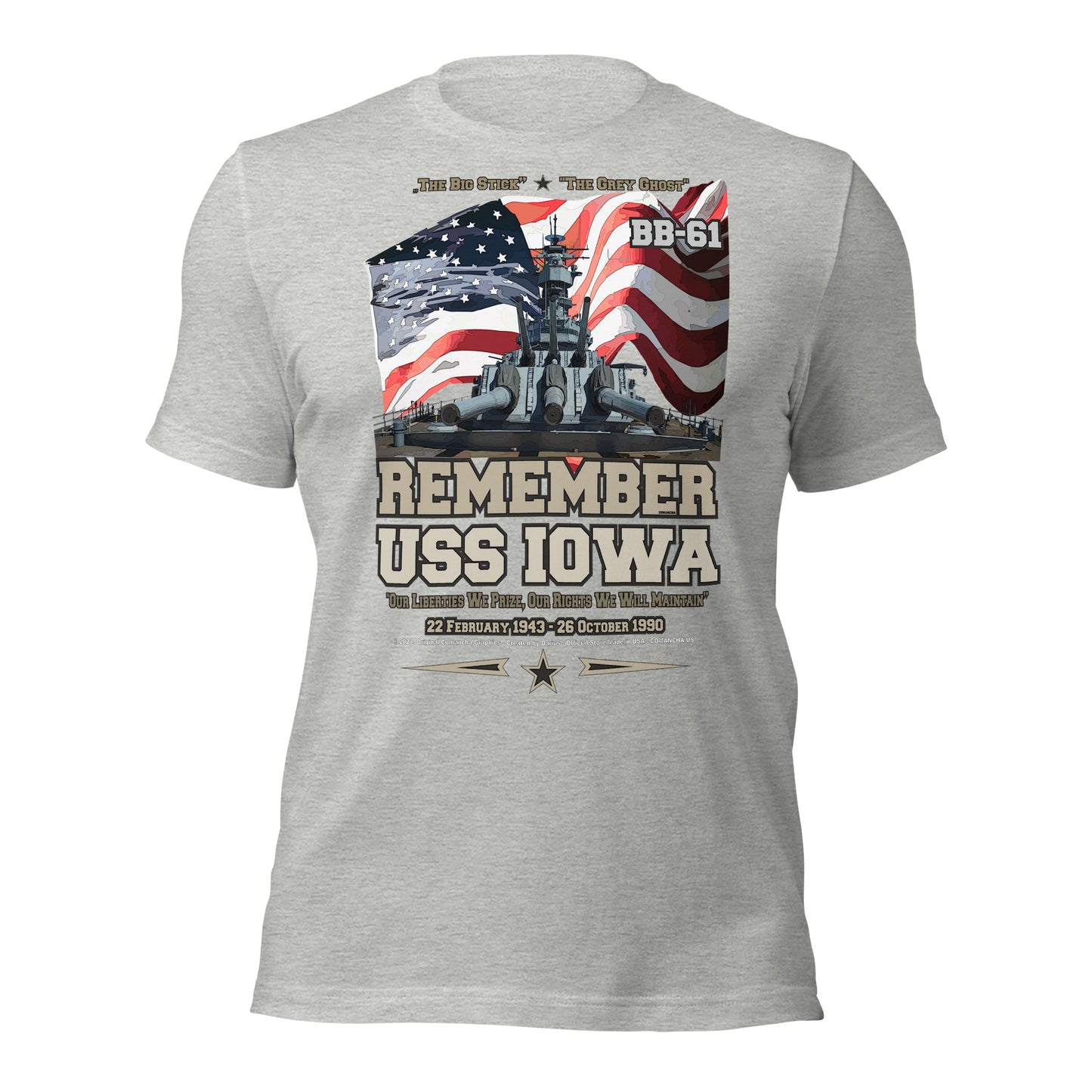 USS IOWA t-shirt, USS IOWA battleship tee,USS IOWA BB-61 Battleship Navy Veterans T-shirt, US Navy Battleship tee,Comancha Online Store,