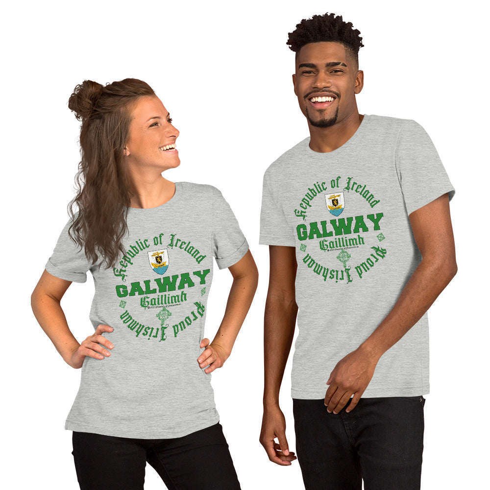 GALWAY t-shirt, GALWAY Ireland Tee,GALWAY city tee, GALWAY TGALWAY - Republic of Ireland t-shirt, Comancha Graphics,