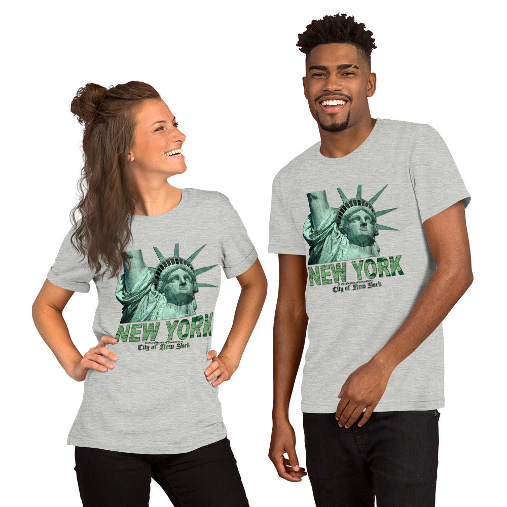 nyc gift tee,liberty gift tee,liberty nyc tee,nyc liberty tee,New York City Liberty T-shirt, Comancha Graphics,New York City Liberty T-shirt, Comancha Graphics tee,