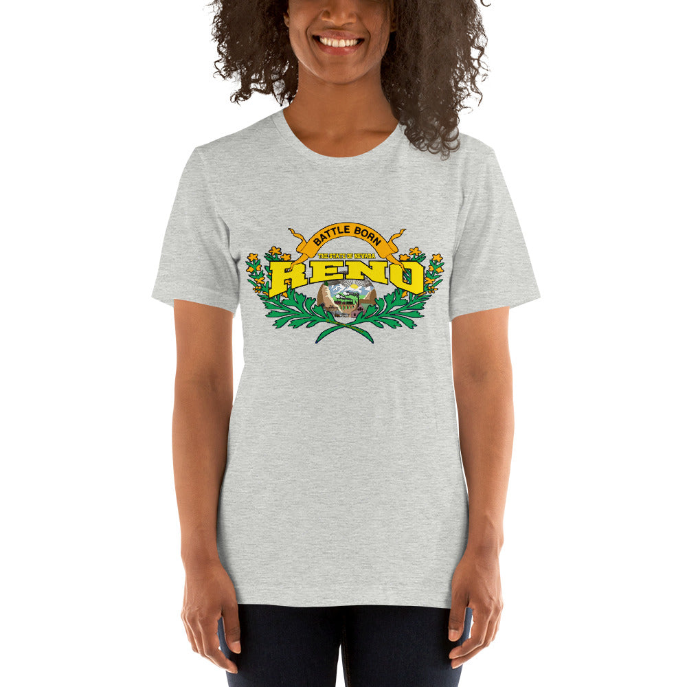 RENO tee, RENO gift, RENO love tee, RENO t-shirt,RENO city Nevada State tee,