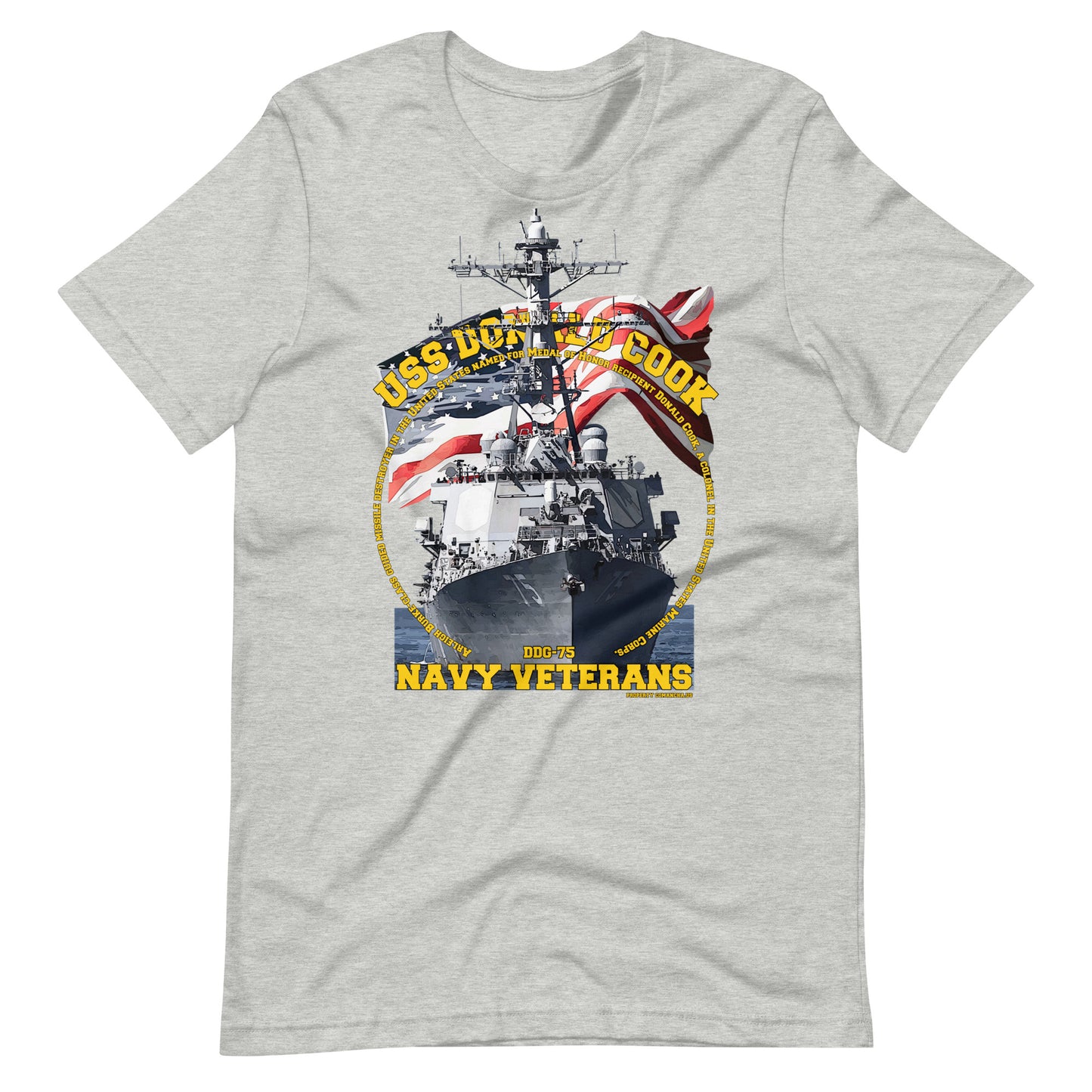 USS Donald Cook DDG-75 t-shirt