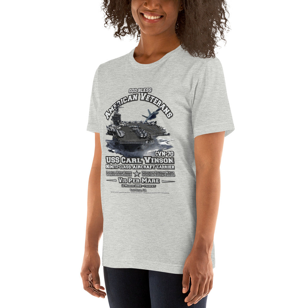 USS CARL VINSTON CVN-70 t-shirt, USS CARL VINSTON t-shirt,Aircraft Carrier Veterans Tee, Navy Vetrans Tees, T-shirt Shop,