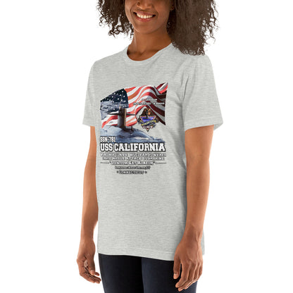 USS CALIFORNIA t-shirt,USS CALIFORNIA SSN-781 t-shirt,Submarine Veterans Tee, Navy Tees,