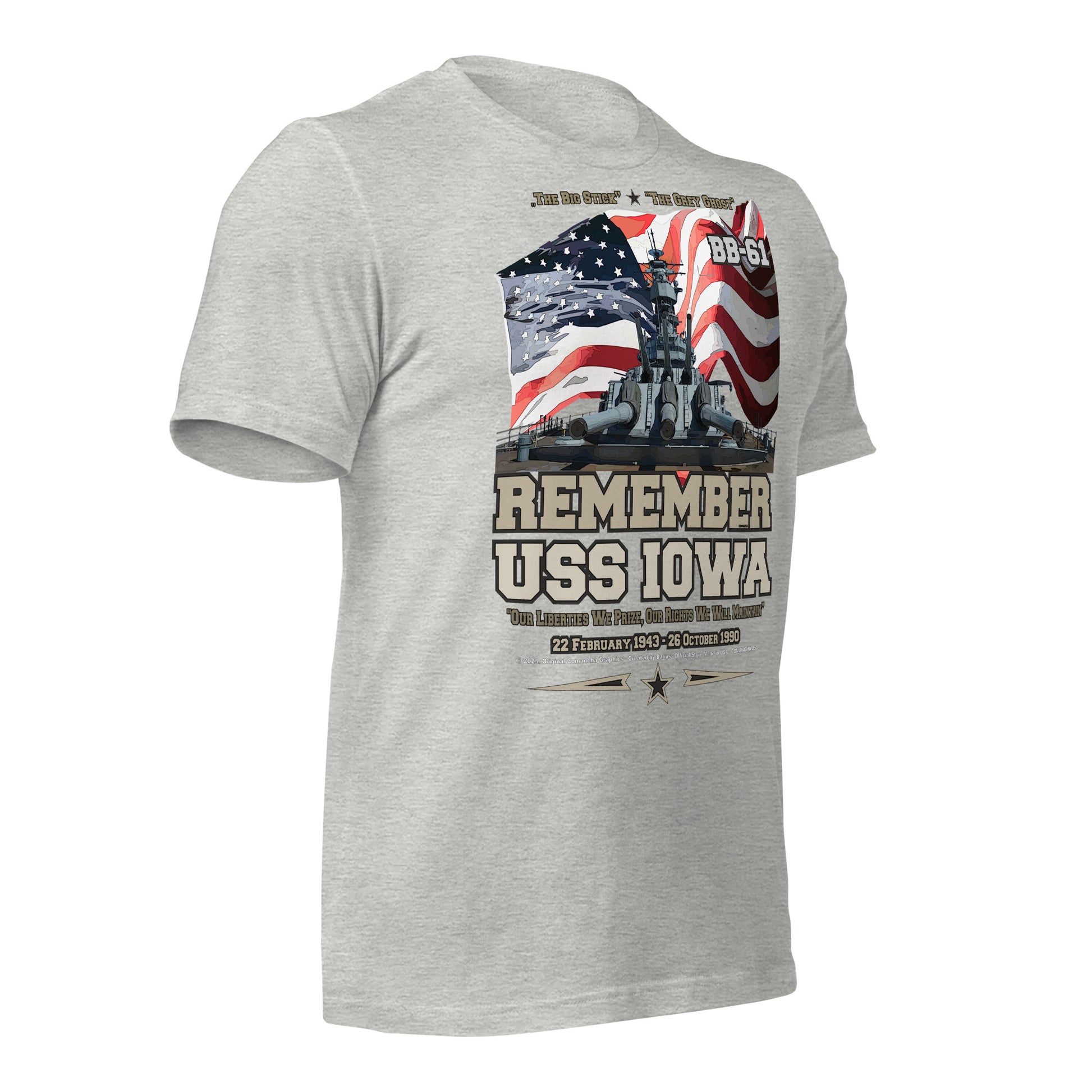 USS IOWA t-shirt, USS IOWA battleship tee,USS IOWA BB-61 Battleship Navy Veterans T-shirt, US Navy Battleship tee,Comancha Online Store,